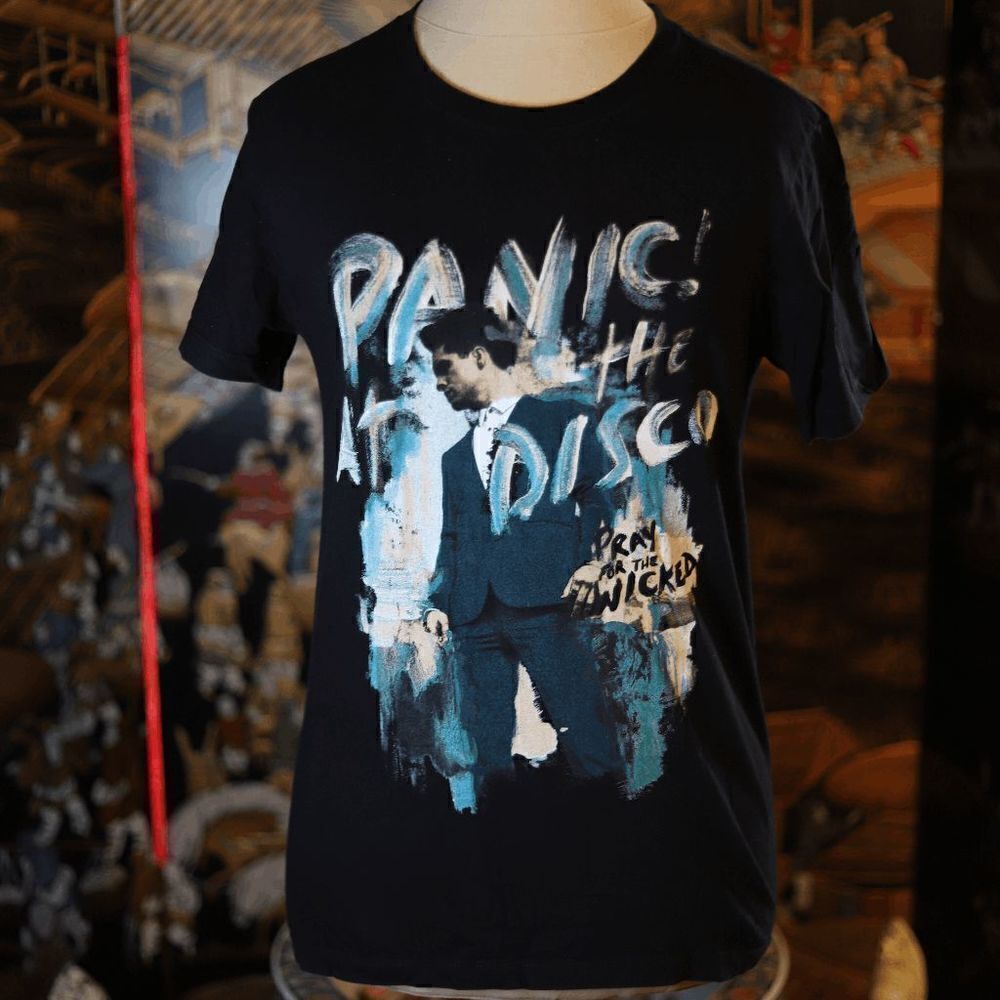 XS Panic at the Disco No Rest for the Wicked Band Tee